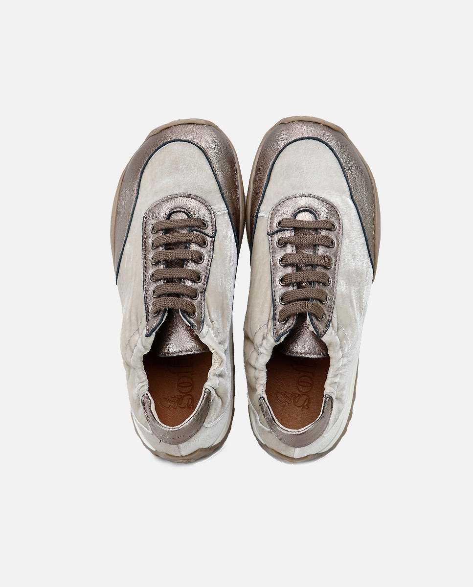 Zapatillas barefoot cordones - Eli 1957 - Natural Natural-4