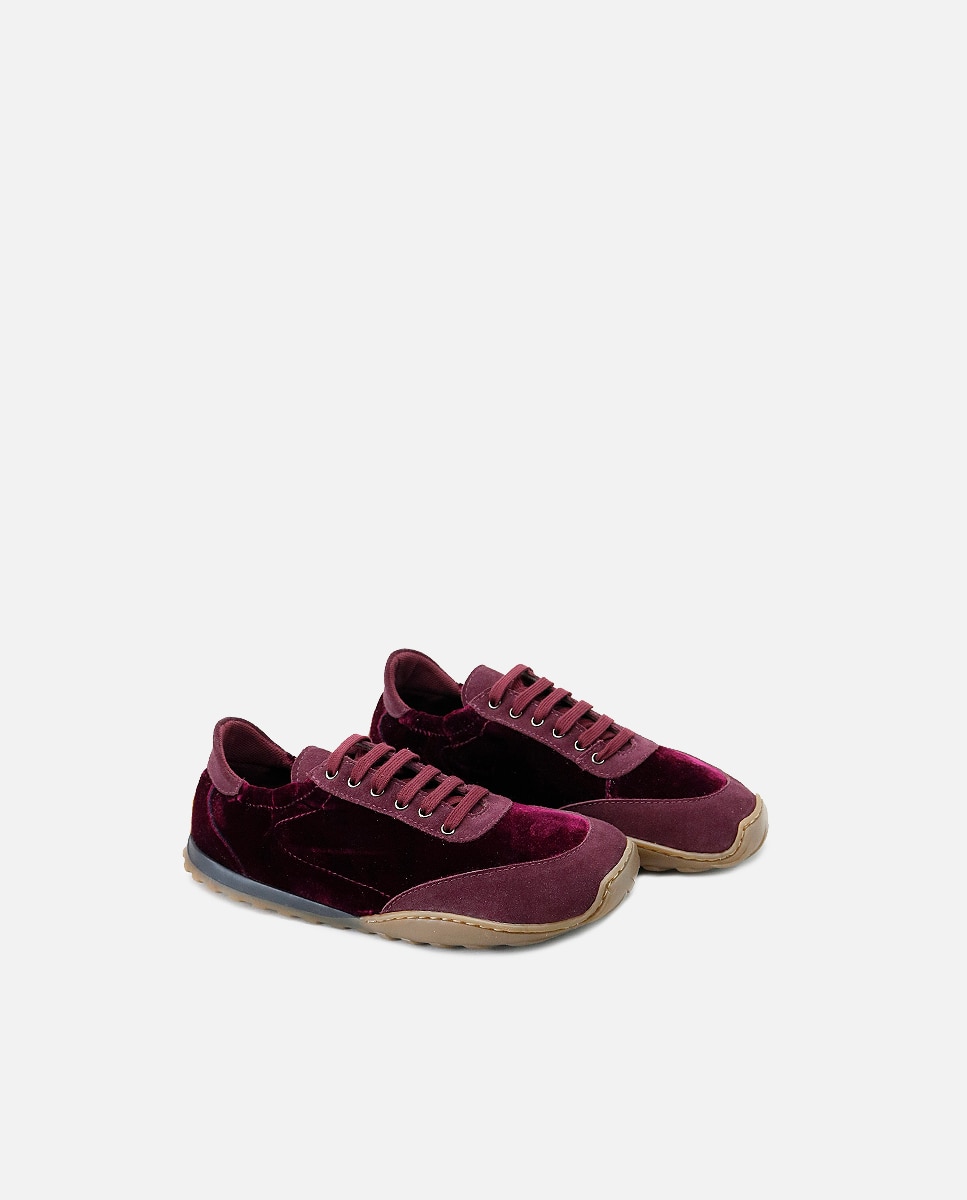 Imagen 2 de Zapatillas barefoot cordones - Eli 1957 - Burdeos Burdeos