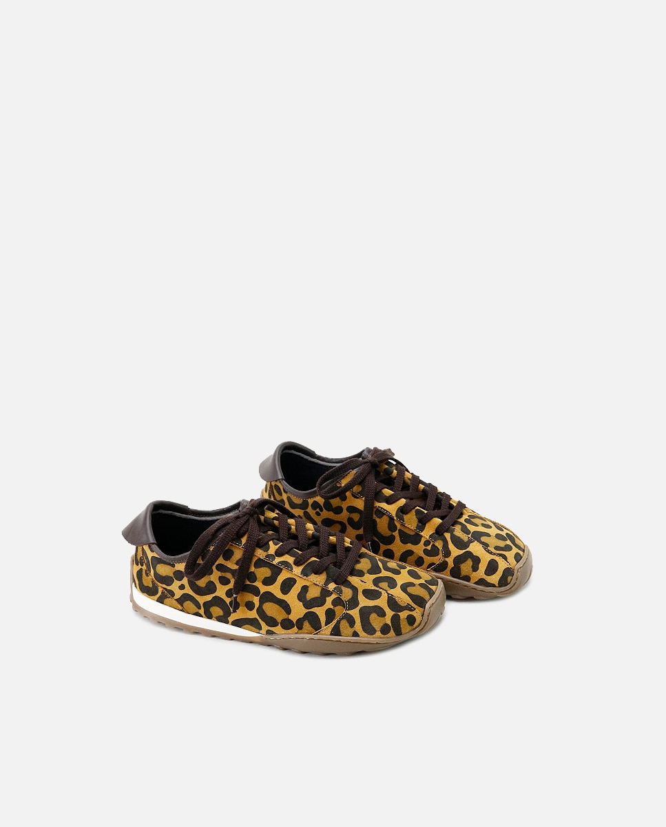 Zapatillas de piel barefoot serraje - Eli 1957 - Marrón Marrón-2