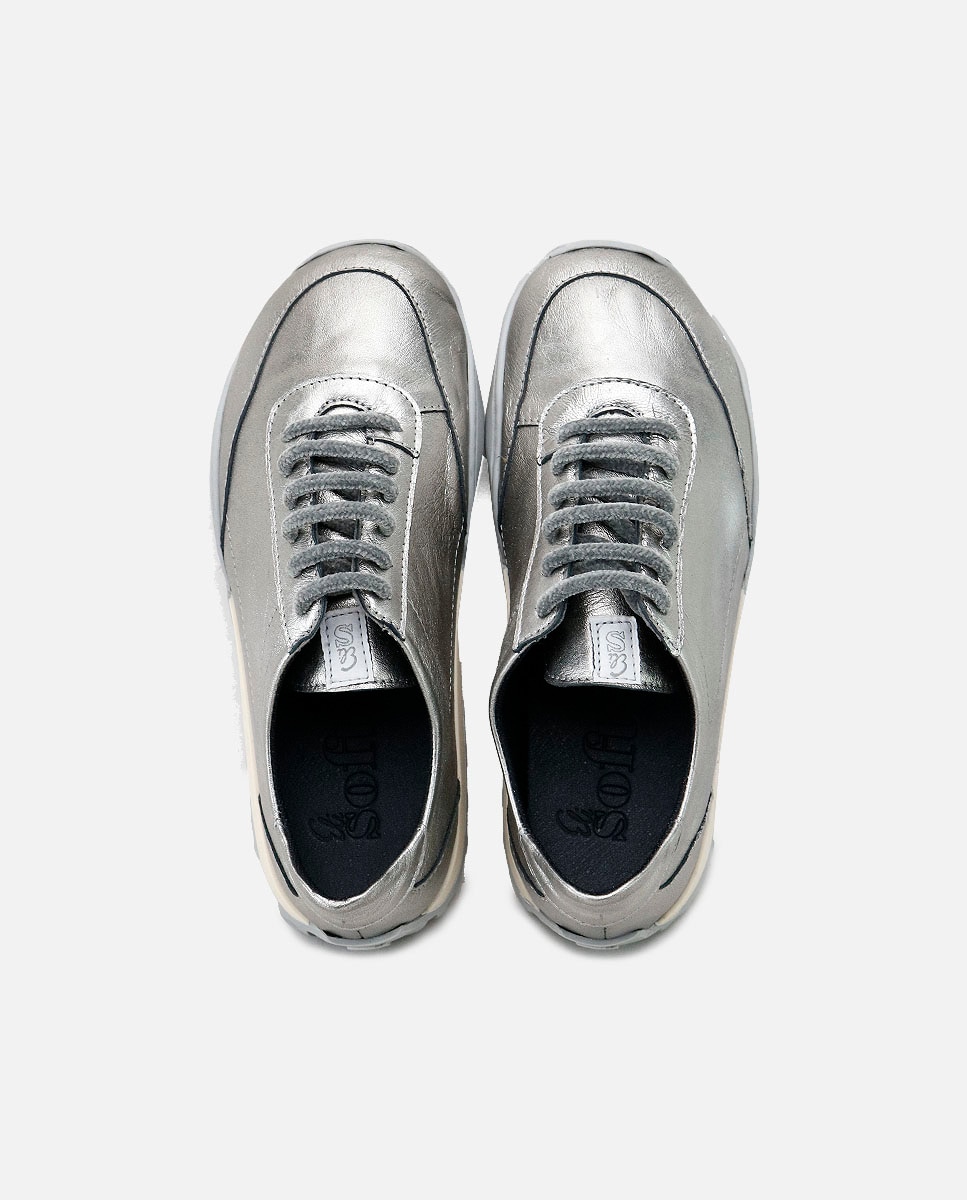 Zapatillas de piel barefoot piel - Eli 1957 - Gris Gris-4