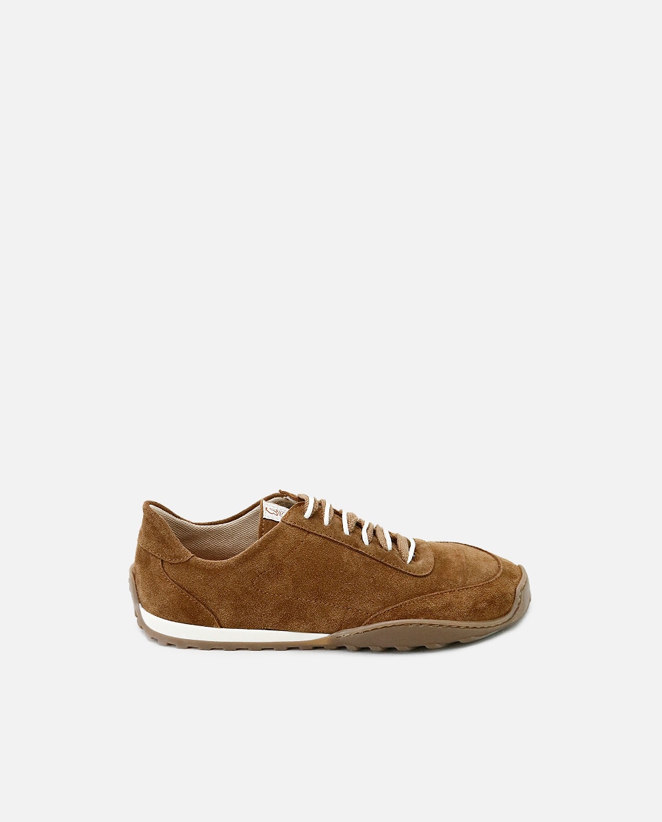 Zapatillas de piel barefoot piel - Eli 1957 - Marrón Marrón-1