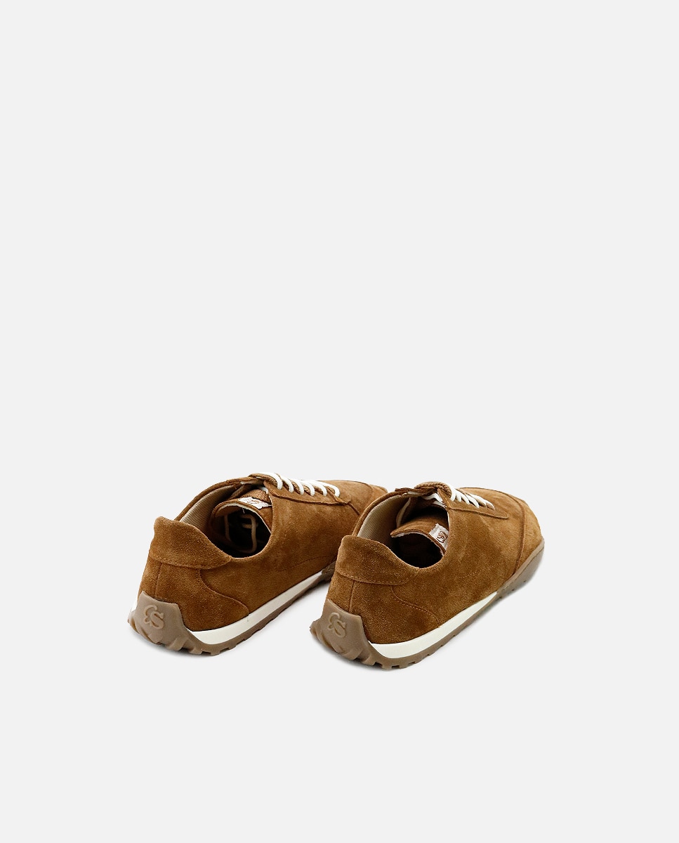 Zapatillas de piel barefoot piel - Eli 1957 - Marrón Marrón-3