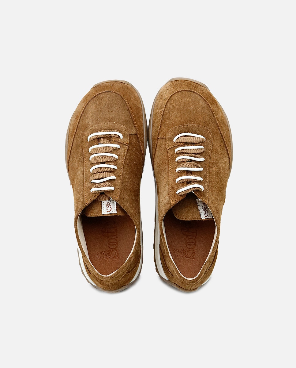 Zapatillas de piel barefoot piel - Eli 1957 - Marrón Marrón-4