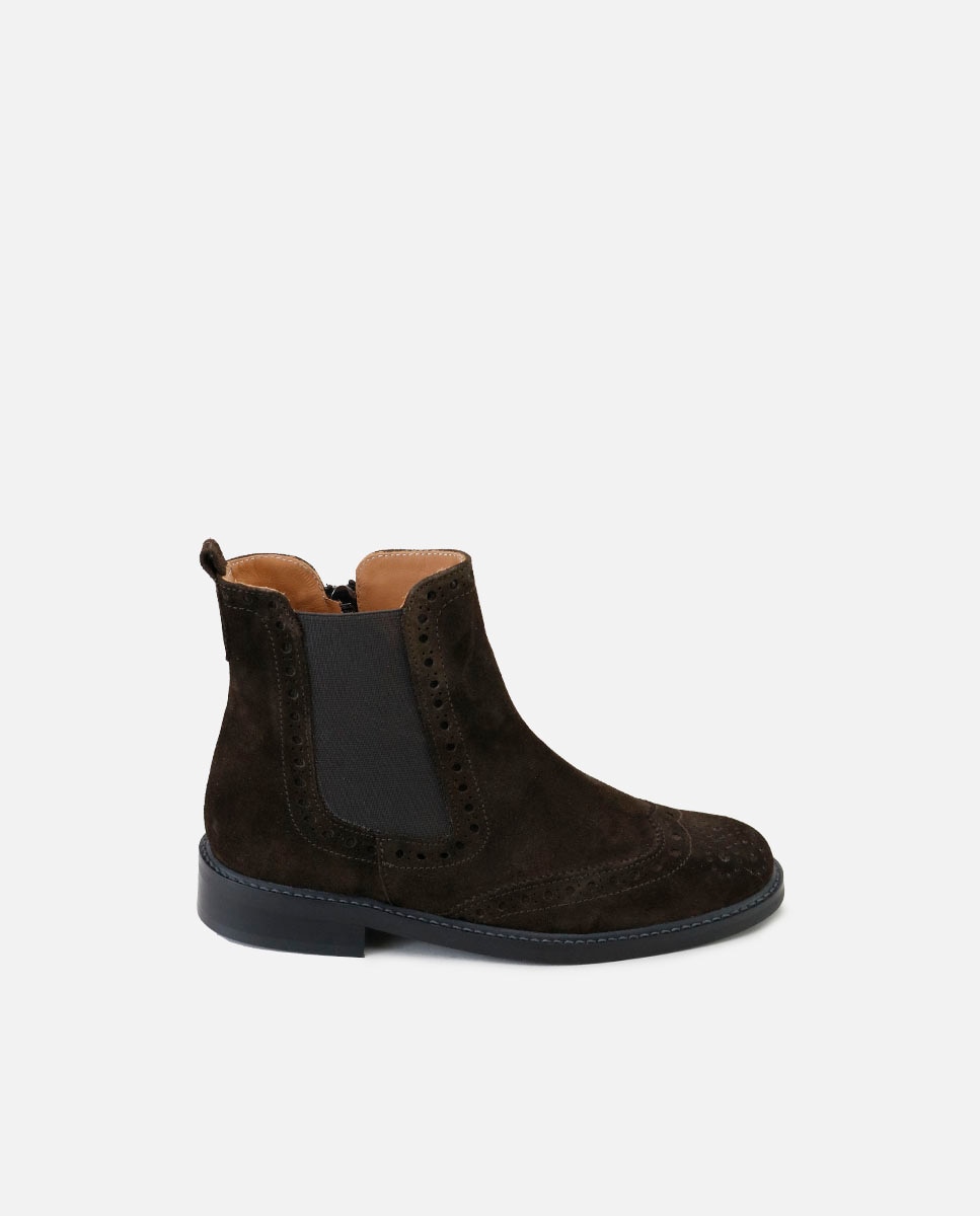 Botines chelsea piel - Eli 1957 - Marrón Marrón-1