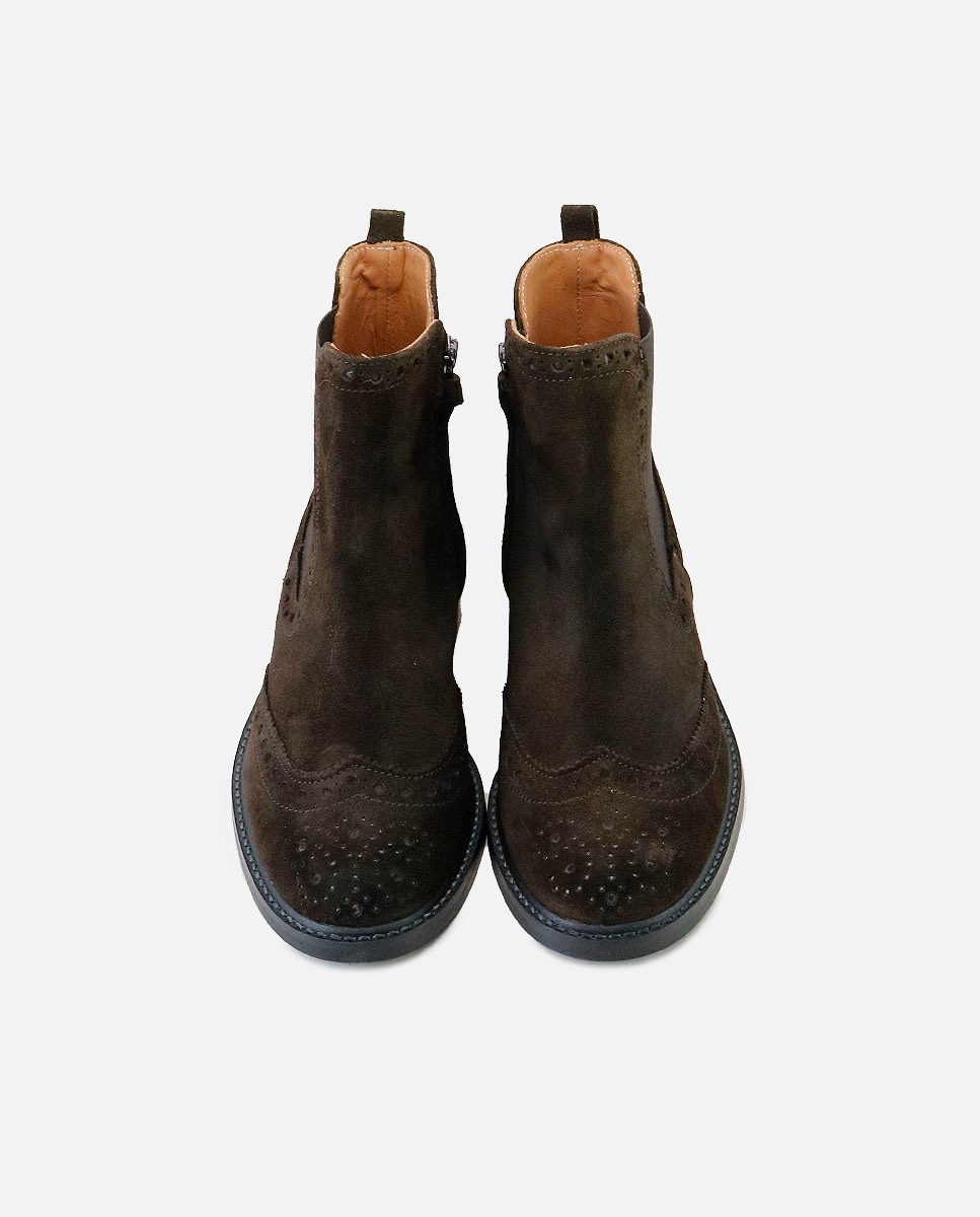 Botines chelsea piel - Eli 1957 - Marrón Marrón-4