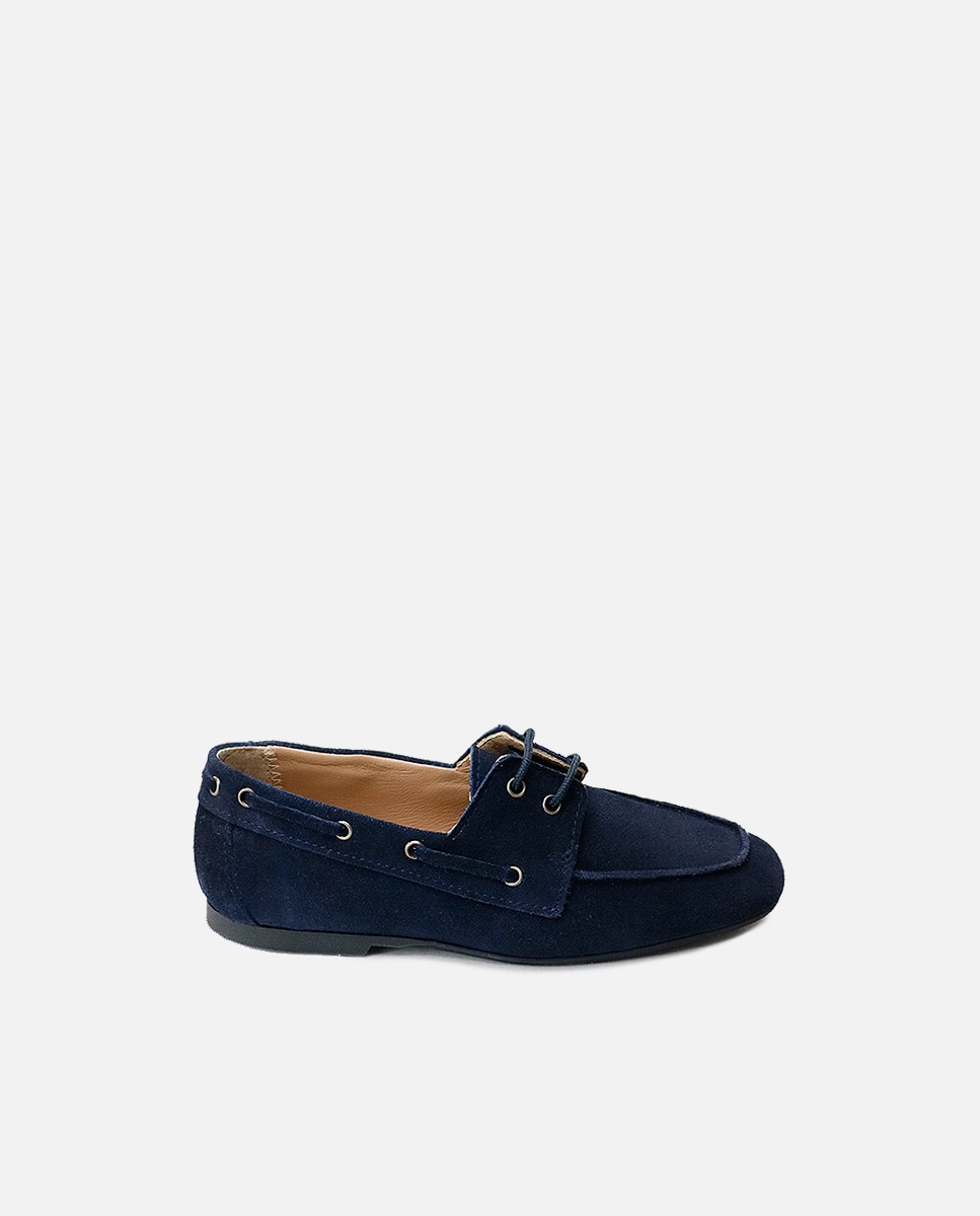 Zapatos náuticos piel - Eli 1957 - Azul Azul-1