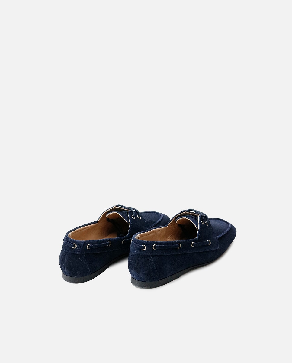 Zapatos náuticos piel - Eli 1957 - Azul Azul-3