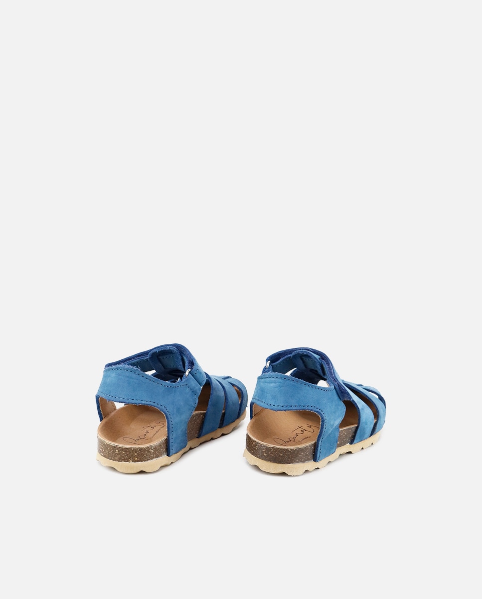 Eli 1957 - Sandalias unisex en piel con planta bio.