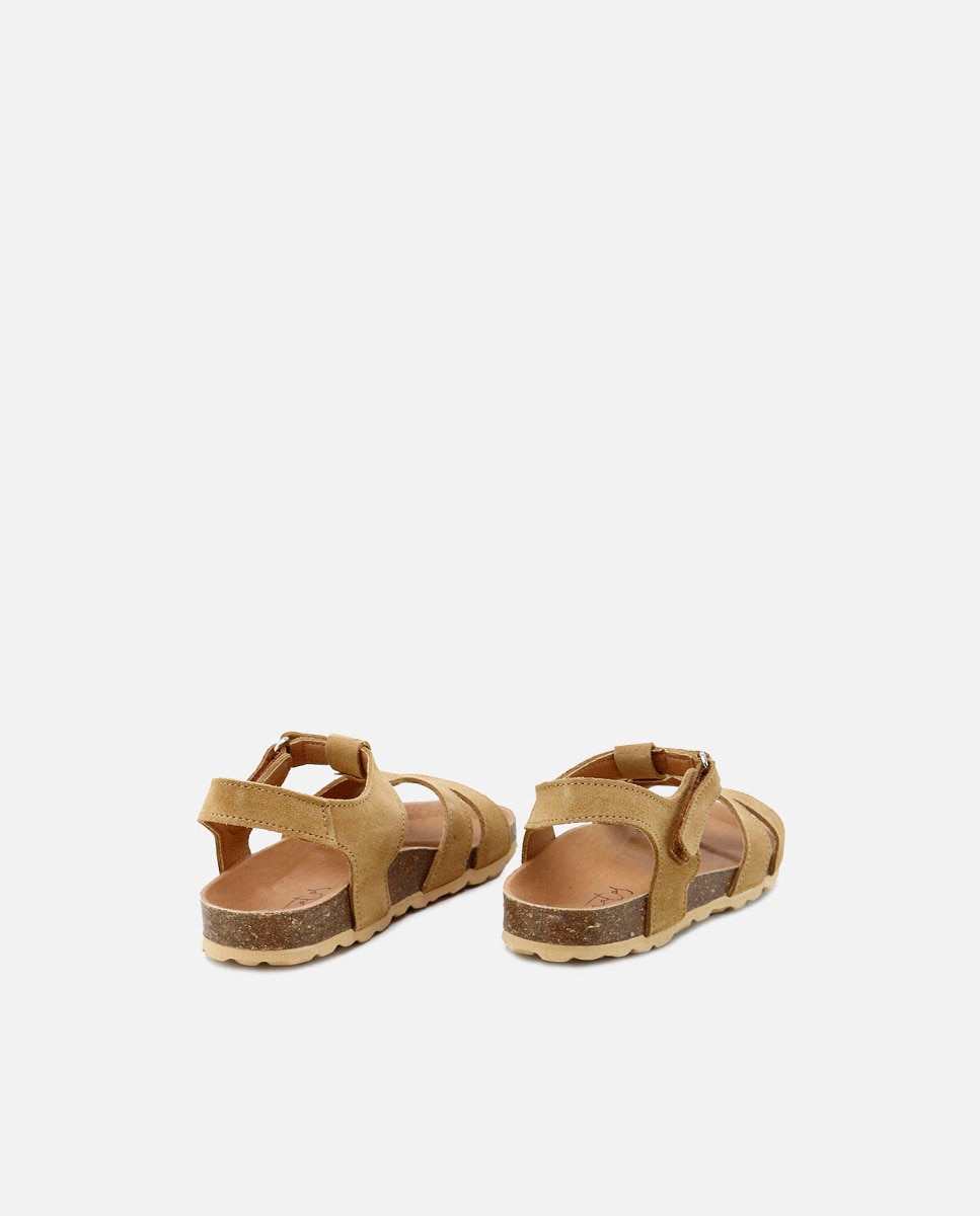 Eli 1957 - Sandalias unisex en piel con planta bio.