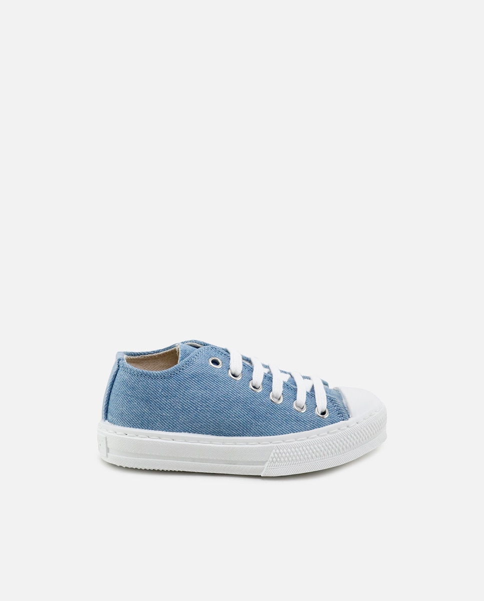 Zapatillas unisex en piel lavable - Eli 1957 - Azul Azul-1