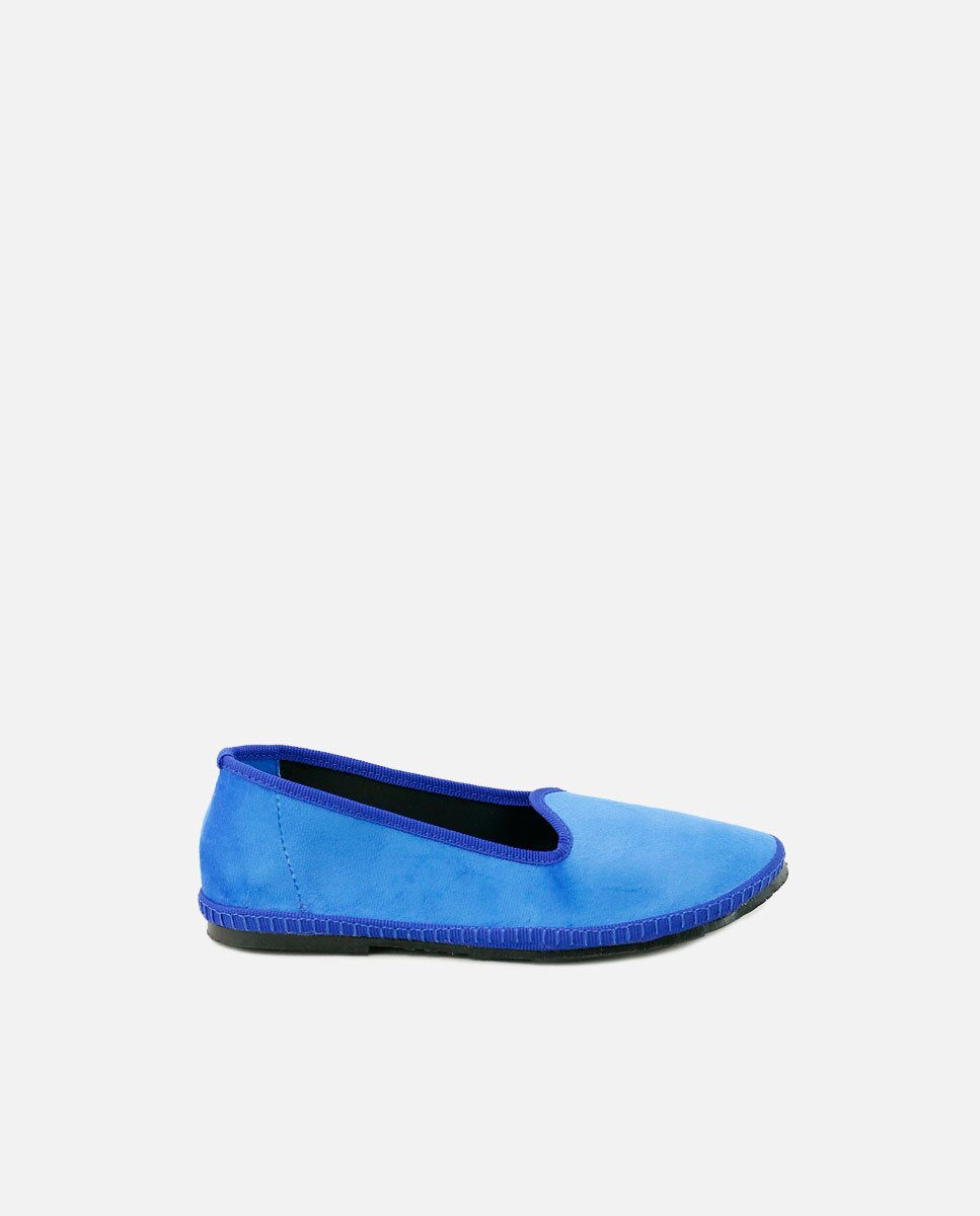Imagen 0 de Slippers de niña en tejido estilo veneziana Morado