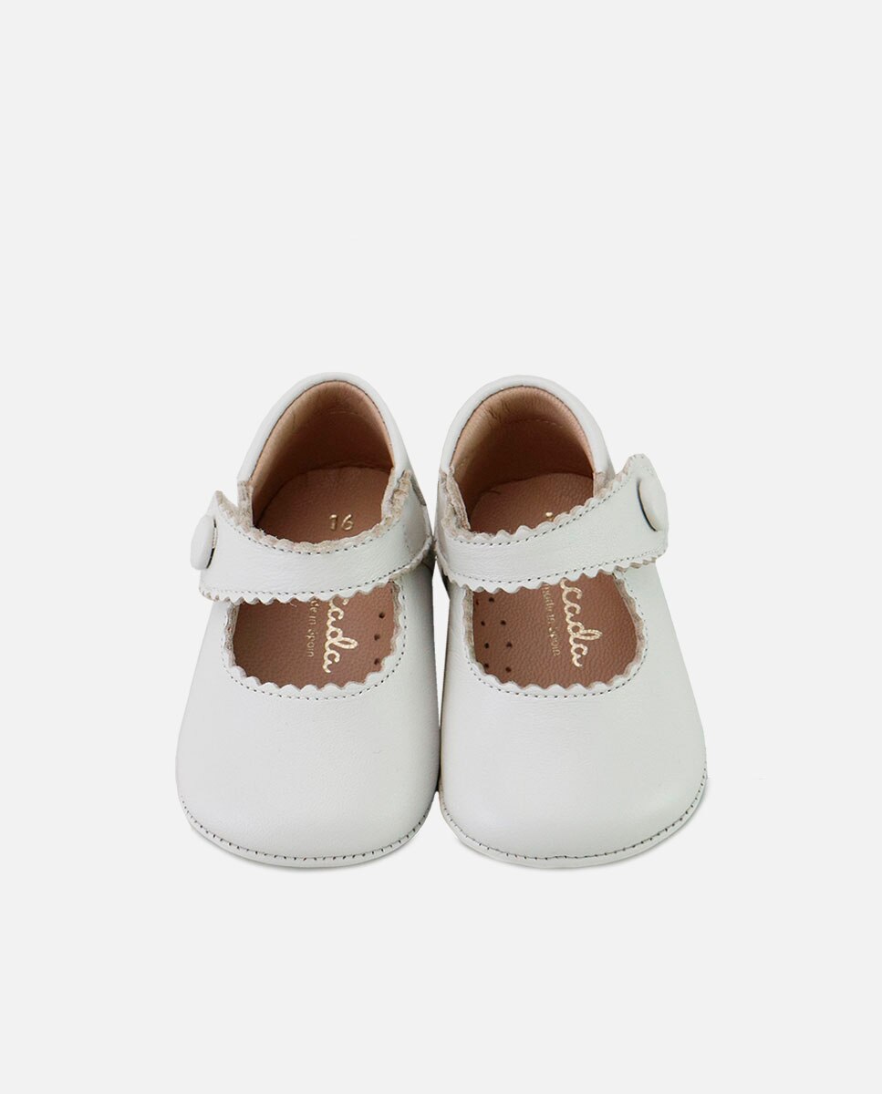 Patucos de bebé en piel suave - Eli 1957 - Beige Beige-4