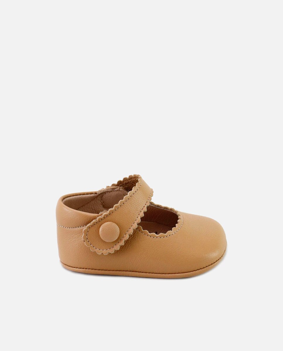 Imagen 1 de Patucos de bebé en piel suave - Eli 1957 - Camel Camel