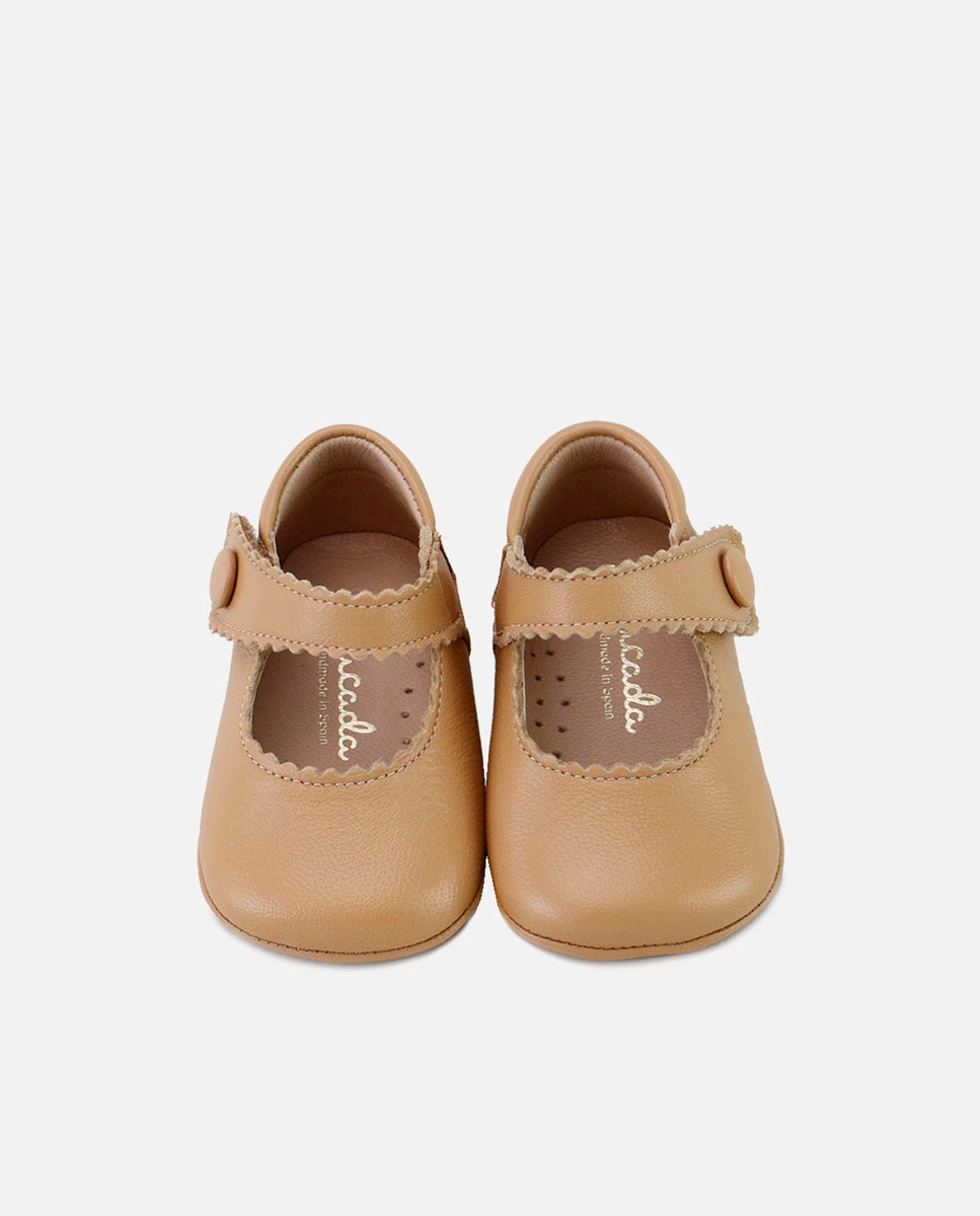 Imagen 4 de Patucos de bebé en piel suave - Eli 1957 - Camel Camel
