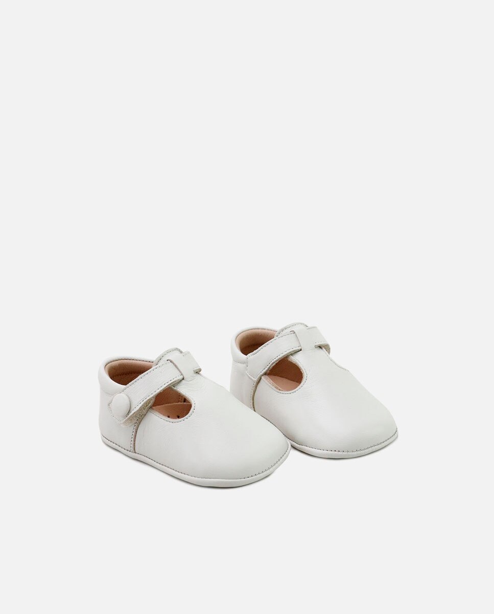 Patucos de bebé en piel suave - Eli 1957 - Beige Beige-2