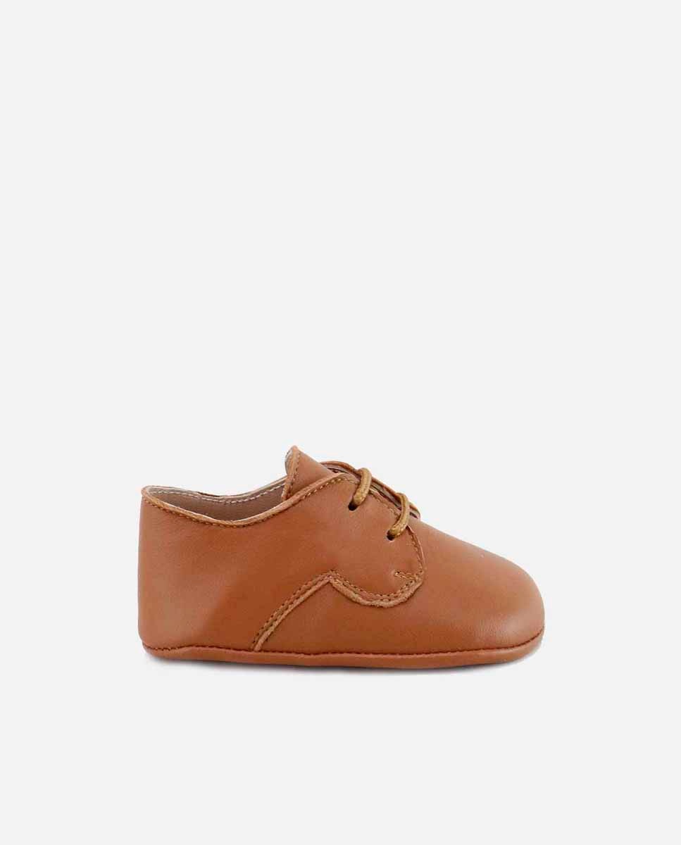 Pepitos de bebés en piel estilo blucher - Eli 1957 - Marrón Marrón-1