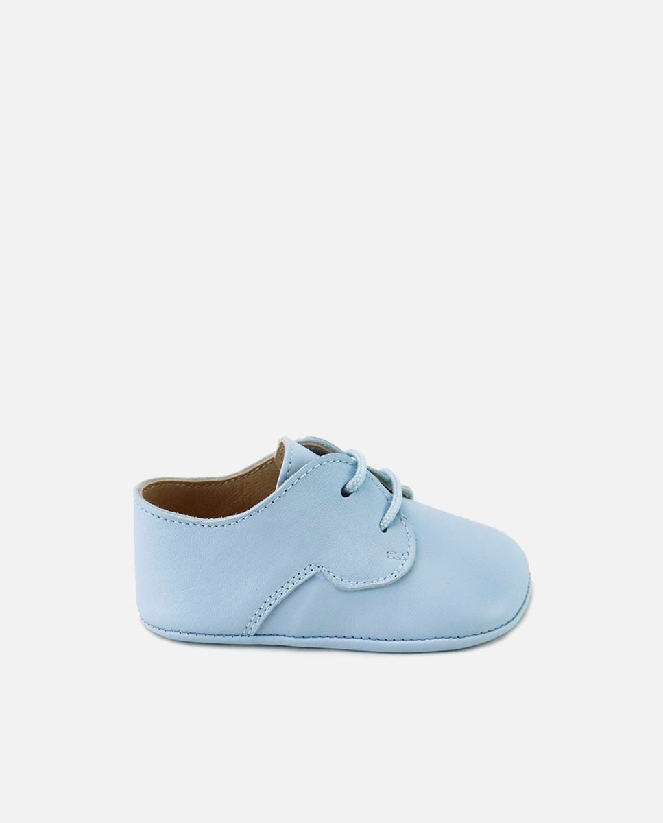 Pepitos de bebés en piel estilo blucher - Eli 1957 - Azul Azul-1