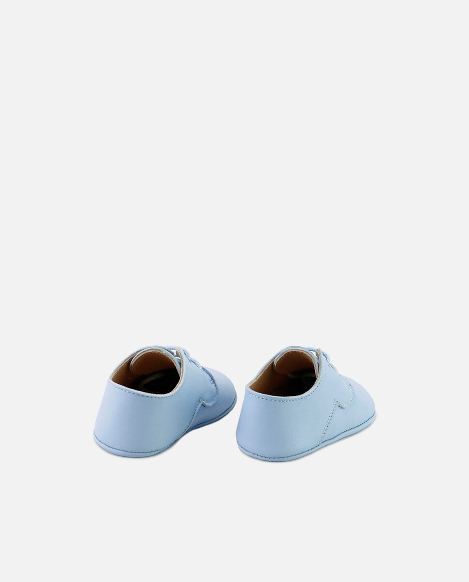 Pepitos de bebés en piel estilo blucher - Eli 1957 - Azul Azul-3