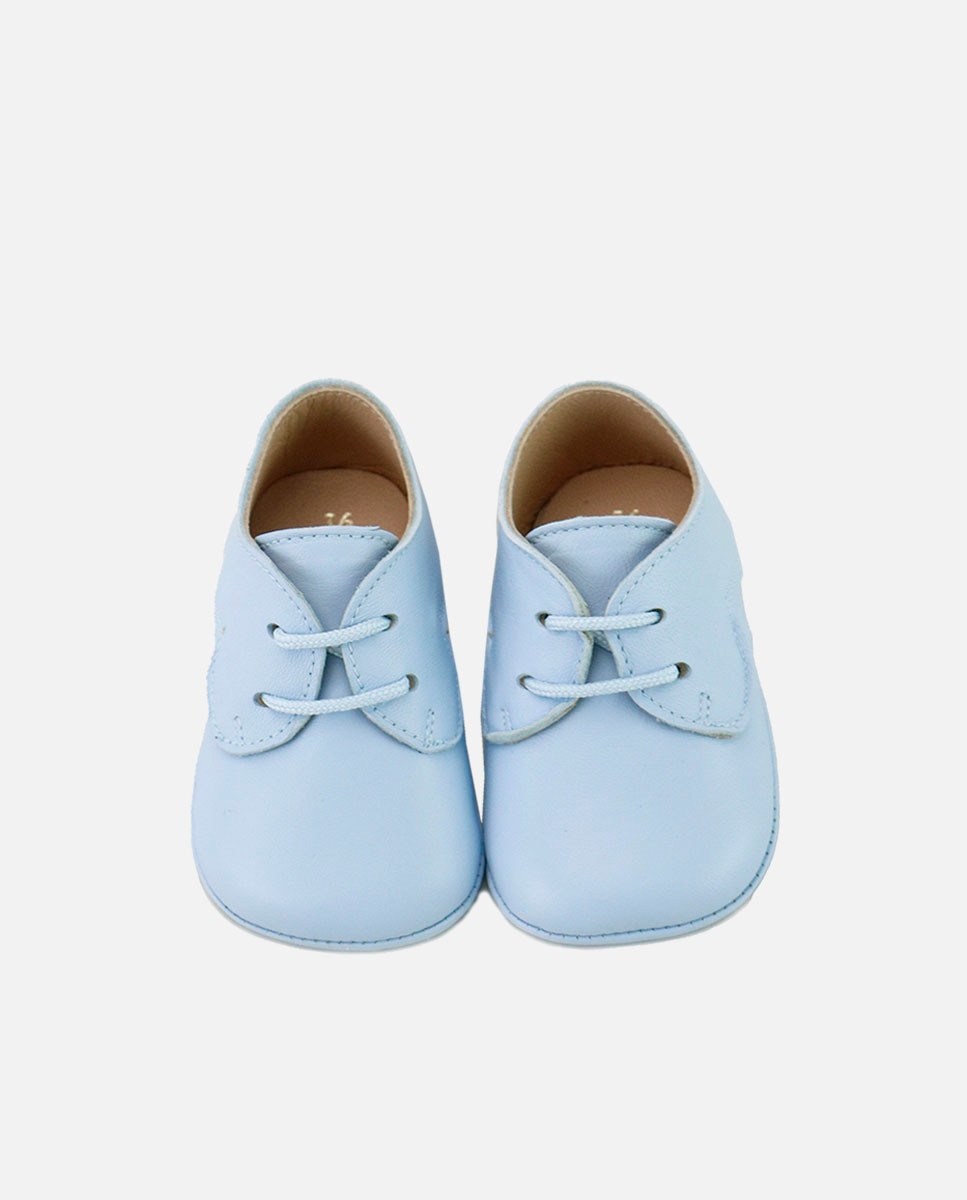 Pepitos de bebés en piel estilo blucher - Eli 1957 - Azul Azul-4
