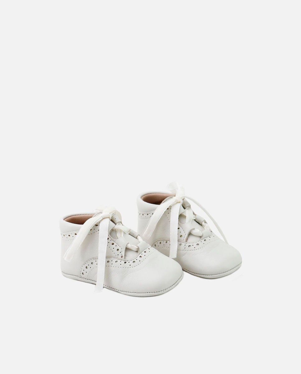 Patucos de bebé en piel suave - Eli 1957 - Beige Beige-2