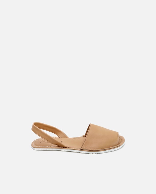 Imagen 0 de Sandalias menorquinas de niños en piel natural muy flexibles