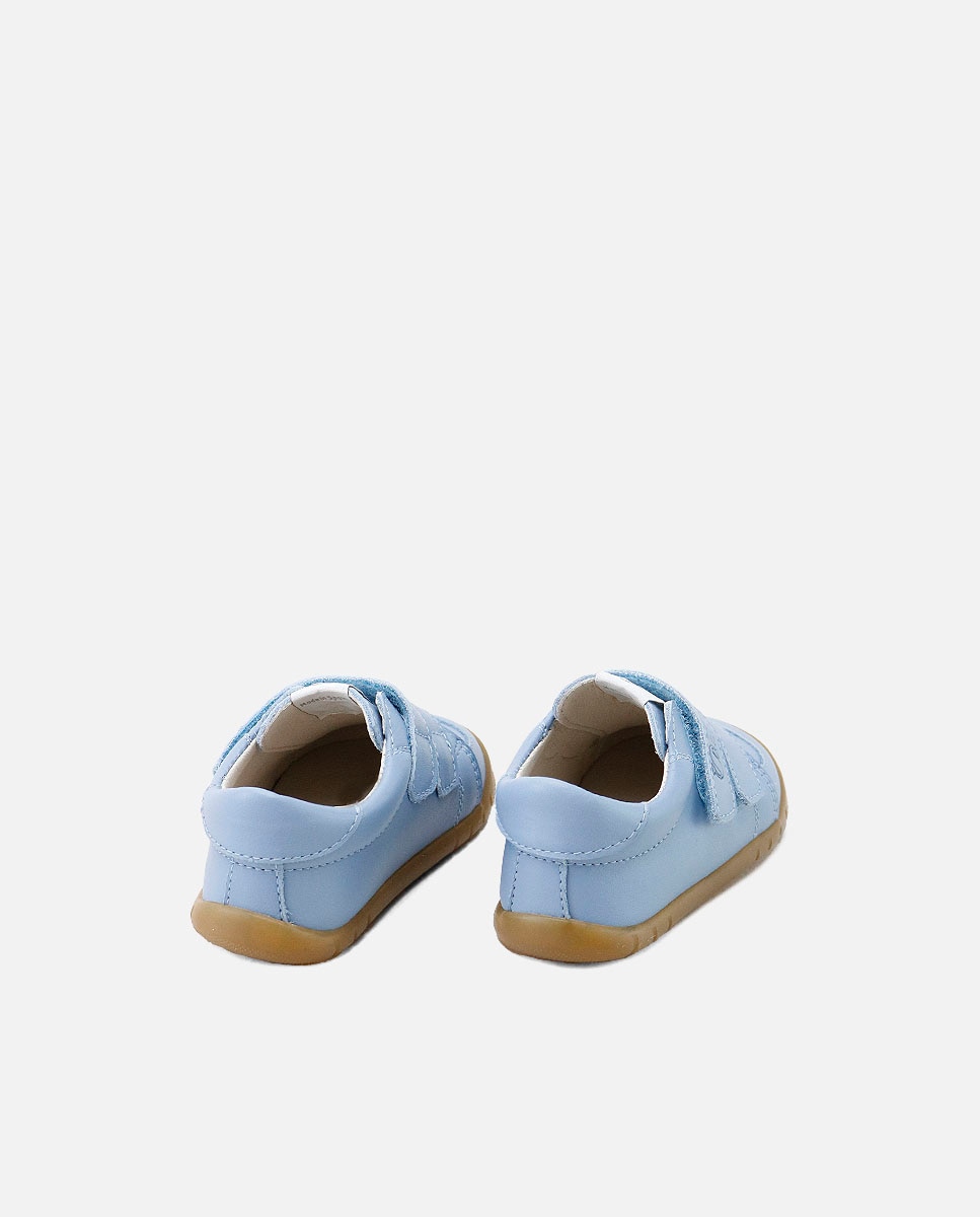 Imagen 3 de Zapatillas barefoot piel con cierre adherente - Eli 1957 - Azul Azul