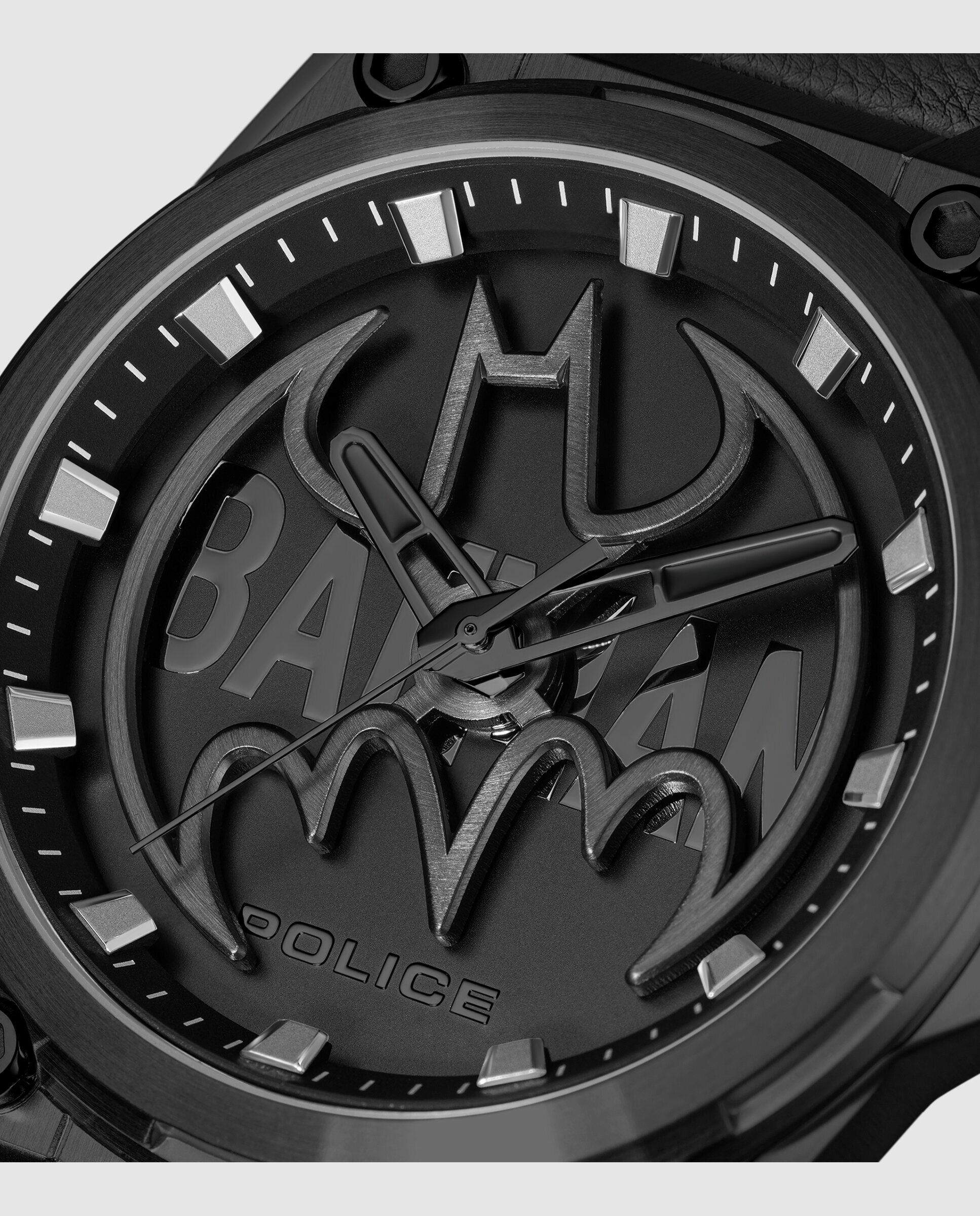 Imagen 5 de Reloj de hombre batman pewga0090005 set de piel - Police - Negro Negro