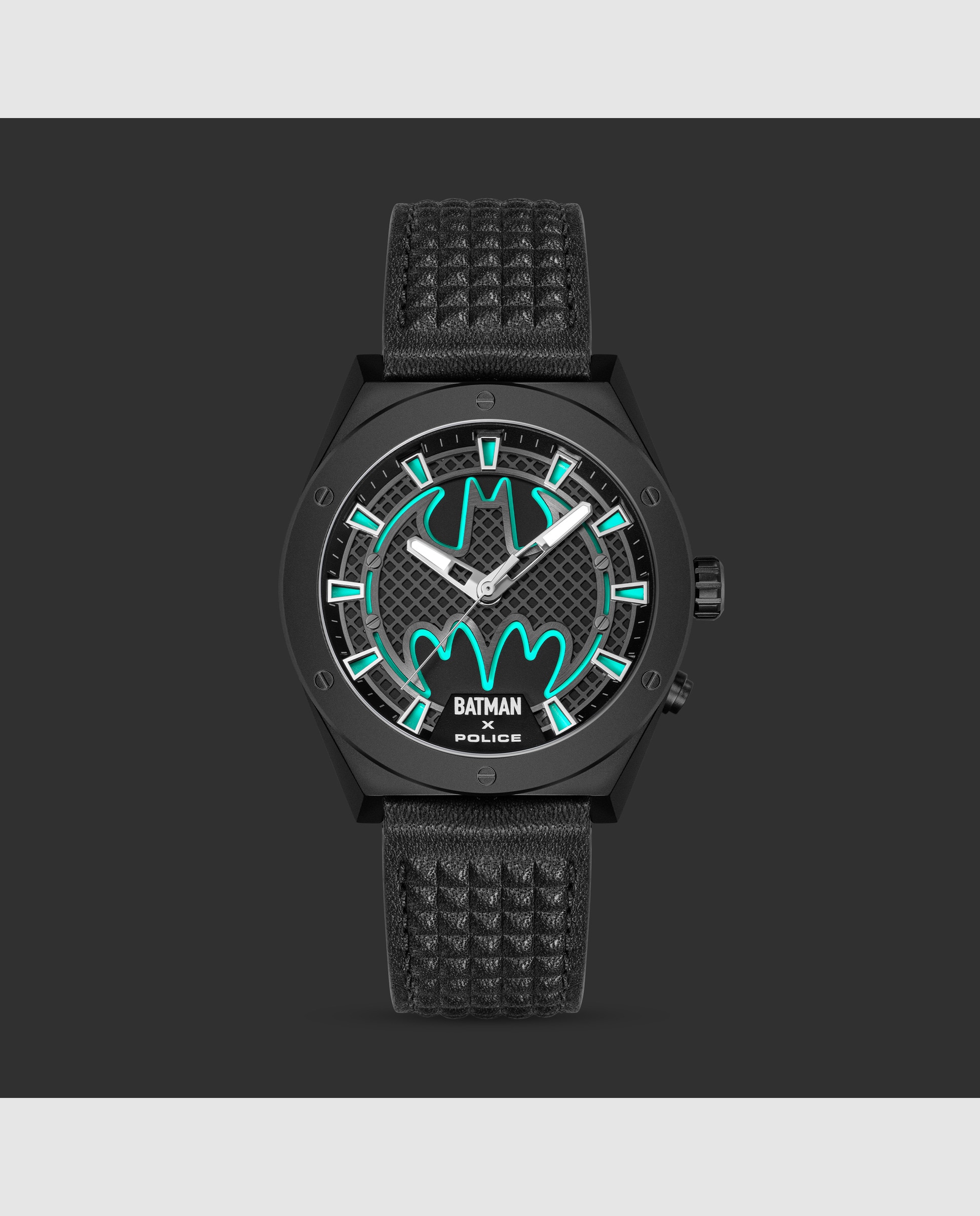 Imagen 2 de Reloj de hombre batman pewga0090101 set de piel - Police - Negro Negro