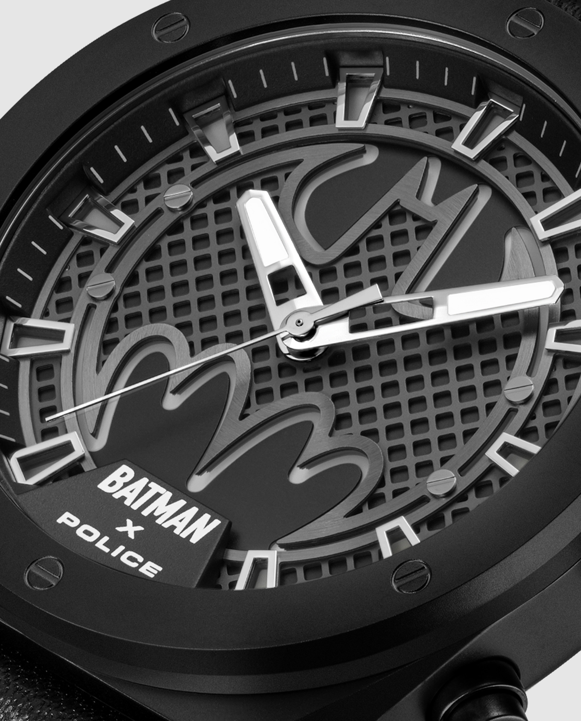 Imagen 5 de Reloj de hombre batman pewga0090101 set de piel - Police - Negro Negro