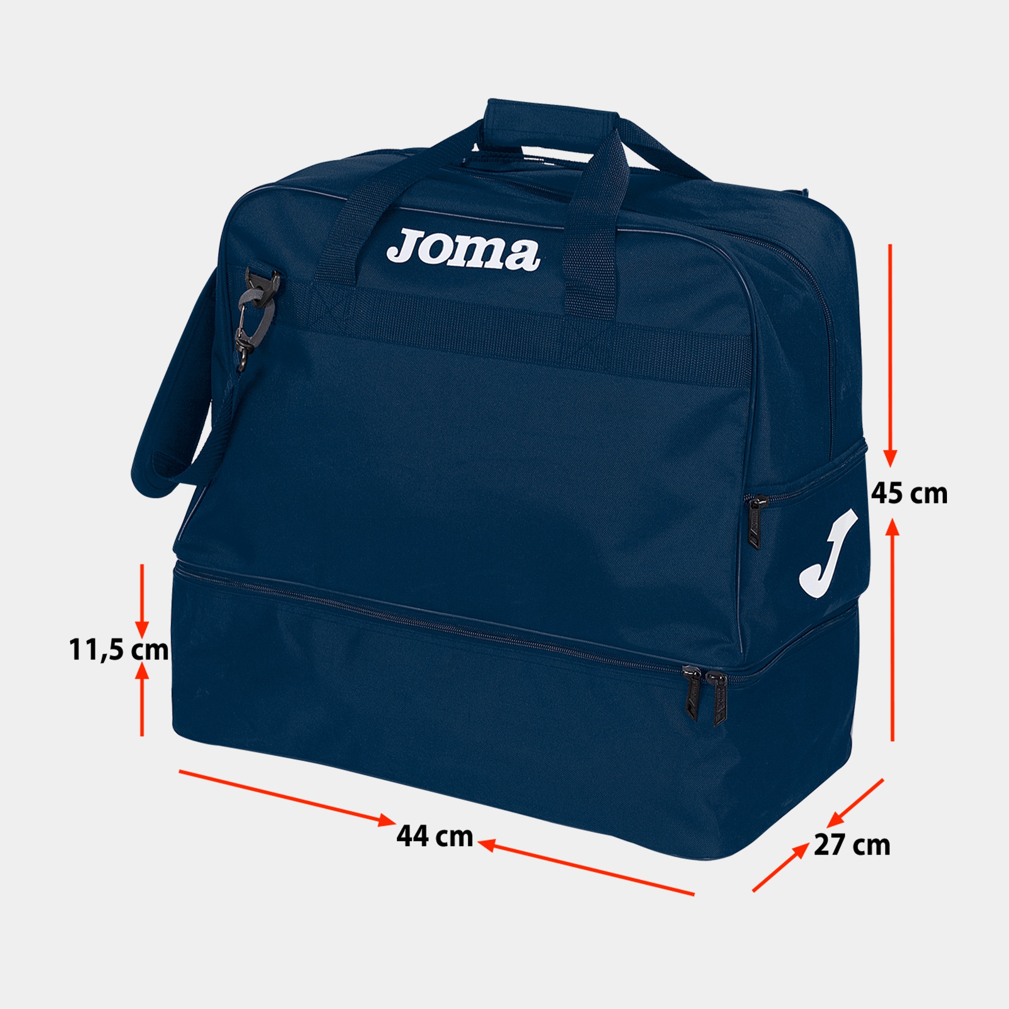 Bolsa de deporte fútbol unisex Training iii Joma - Marino Marino-2