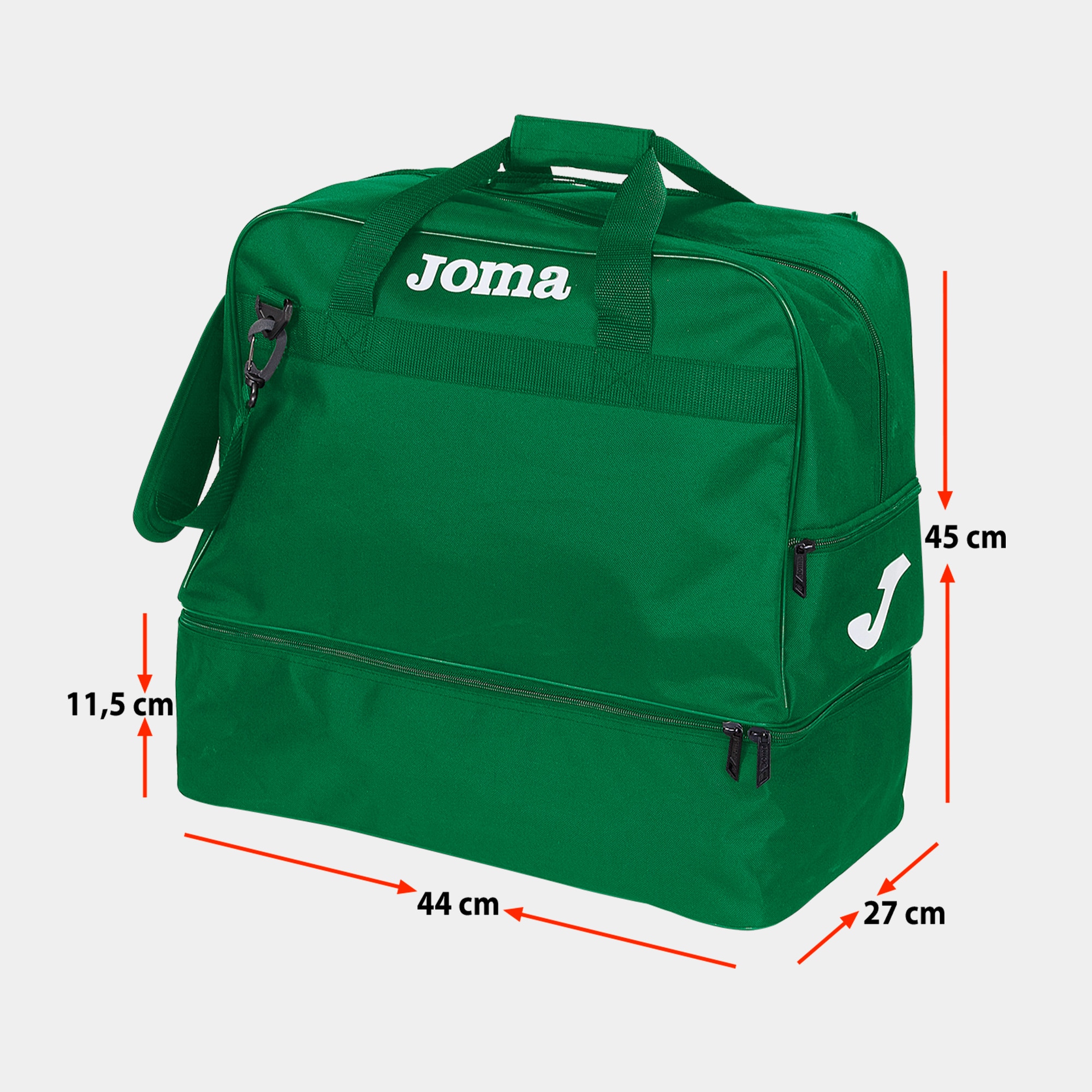 Bolsa de deporte fútbol unisex Training iii Joma - Verde Verde-1