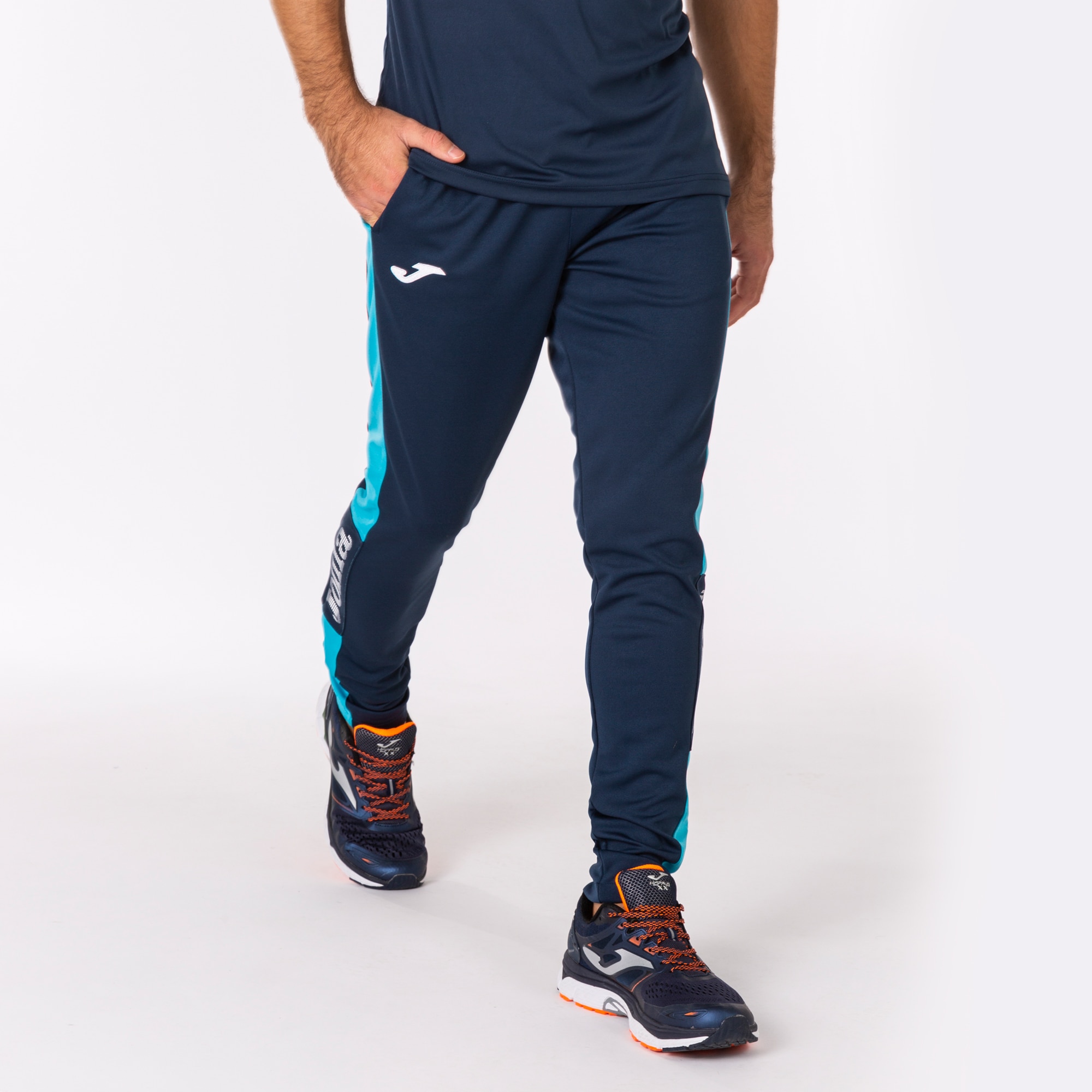 Pantalón largo fútbol de niños Combi gold Joma - Marino Marino-5